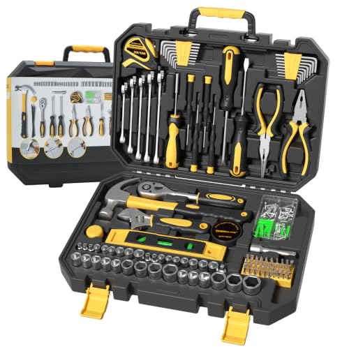 209 Piece Tool Kit for Home Socket Wrench Auto Repair Tool Set,General Household Tool box,Basic Hand Tool Kit,Perfect for Homeowner, Diyer, Handyman