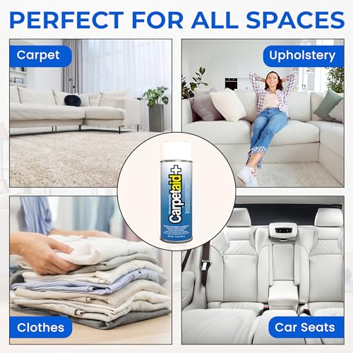 Carpet Aid Spot and Stain Remover, pH Balanced Cleaner for Carpets, Rugs, and Upholstery – Removes Oil, Grease, Ink, Coffee, Pet Urine, and Lipstick - view 6