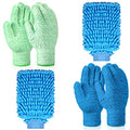 6 Pcs Microfiber Dusting Mitt Glove for Plant