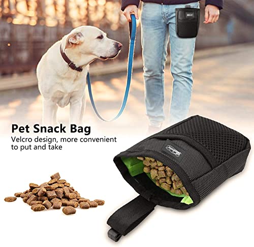 2 Pcs Dog Treat Pouch Pet Trainning Waist Bag Portable Food Snack Small Item Storage Holder Bag Hook Design Pet Training Reward Pouch Bait Sack Mini Doggie Puppy Bird Snack Carrier Container Pockets - view 5