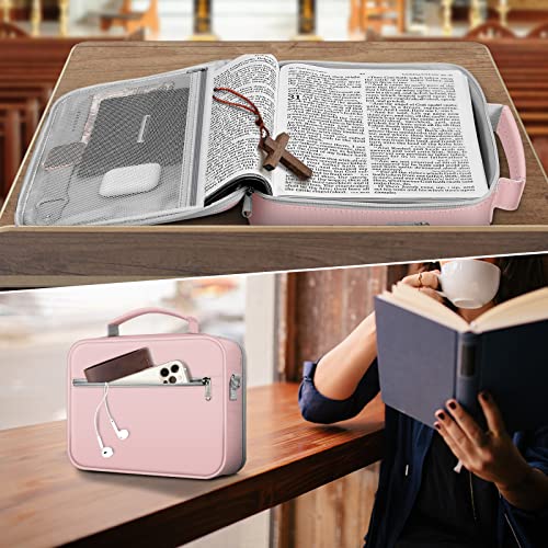 Bible Cover with Shoulder Strap, Church Book Carrying Bible Case Bag - view 5