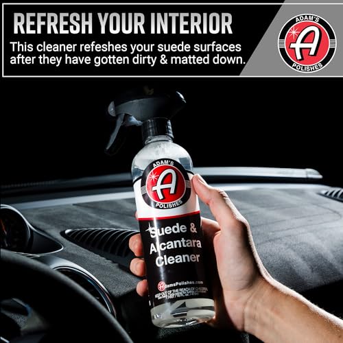 Adam's Suede Cleaning & Protection Kit - Professional Automotive Suede Cleaner & Fabric Protector Spray for Car Interiors, Upholstery, Shoes, Clothing, Removes Stains & Refreshes Suede Material - view 2
