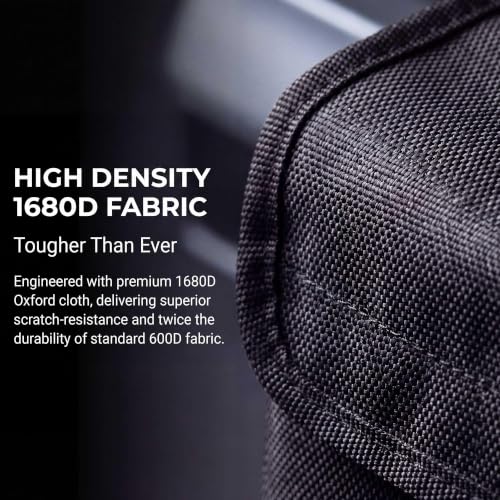 Hanging Trunk Organizer, SUV Backseat Storage Bag, Black - view 4