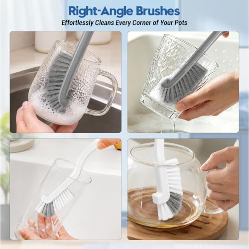 20 Pcs Crevice Cleaning Brush, V-Shaped Grout Brush for Kitchen - view 6