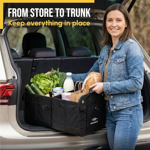 Car Trunk Organizer for SUV, Truck, Sedan, Minivan, and Van, Black - view 5