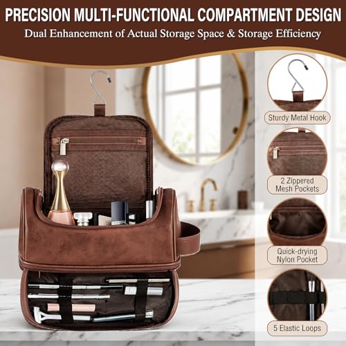 Personalized Toiletry Bag for Men, Initial Toiletry Travel Bag, Gifts Men - view 3