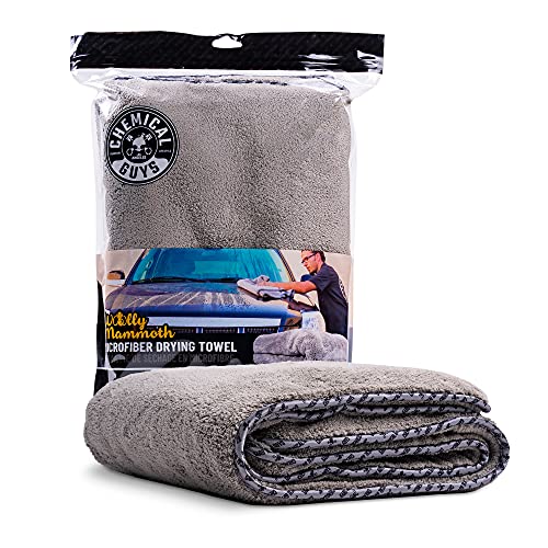 Woolly Mammoth Large Microfiber Drying Towel, 36 x 25 in