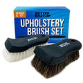 Upholstery Brush Set, Carpet and Car Cleaning Brushes, Horsehair Detailing