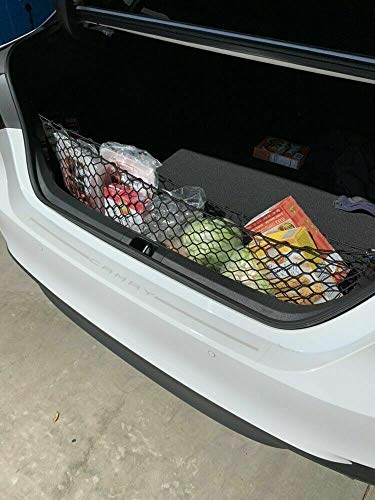 Rear Trunk Organizer Cargo Net for TOYOTA CAMRY 2018-2025 – Envelope Style Cargo Net for Sedan - Premium Mesh Car Trunk Organizer Vehicle Carrier Storage – Compatible with TOYOTA CAMRY - view 2
