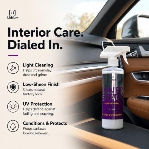 Lithium Inner Space - Interior Detailer, Conditioner, And Protectant. Revives Interiors and Keeps Them Looking New - Natural Appearance, UV Inhibitors, Low Sheen Formula - view 3