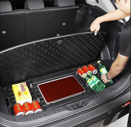 For 2019-2025 Toyota RAV4 Trunk Hidden Storage Box, SUV Insert Cargo Rear Hatch Organizer, Extra Space fits RAV4 LE XLE XSE TRD Hybrid Under Cargo Floor Accessories - view 3