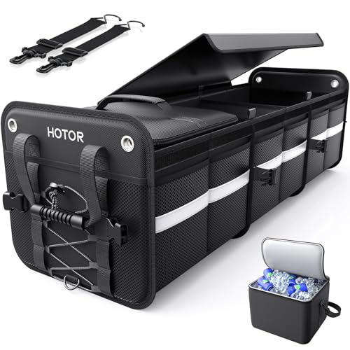 Trunk Organizer - Car Organizer and Storage with Cooler Bag for SUV