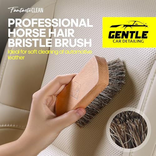 Car Interior Detailing Kit, Leather Cleaner Brush Set, 9PCS - view 6