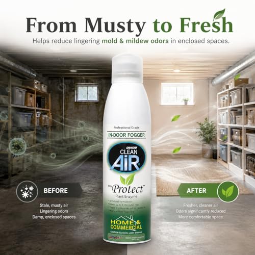 Protect Home & Commercial Mold-Treatment Plant-Based Mold-Odor Remover Fogger Treatment - eco-friendly solution for a safer and healthier living and working space (8 oz.) - view 5