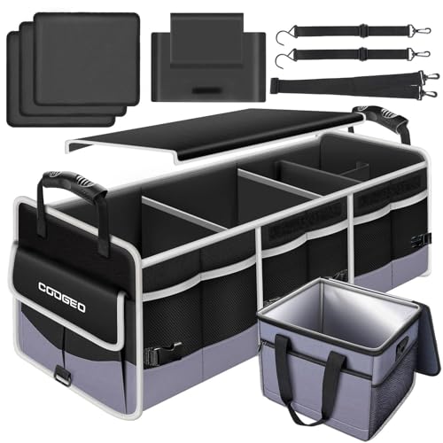 Car Trunk Organizer with Portable Leak Proof Cooler Bag