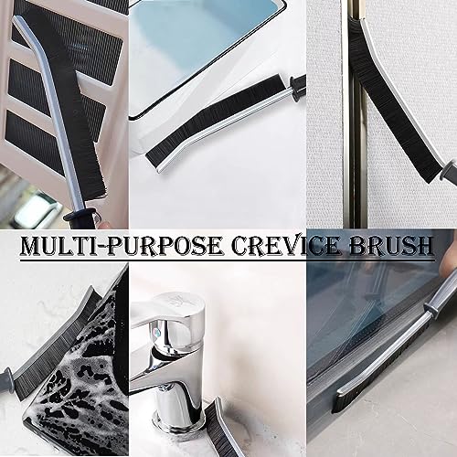 Cleaning Brush, 9 Pcs Hard Bristle Crevice Cleaning Brush Set for Kitchen Bathroom Toilet Grout Bottle Gap Window Tracks, Multifunctional Home Essentials Scrub Cleaning Tools - view 4