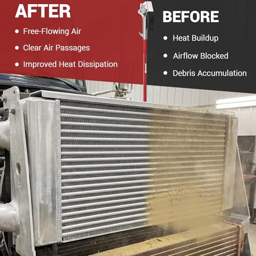 24" Air Filter, Radiator Cleaning Wand – Flat, Tight-Space Design - view 3