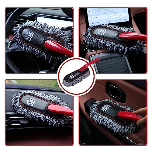 Car Interior Detailing Kit - Red Duster & Brush, Towel - view 3