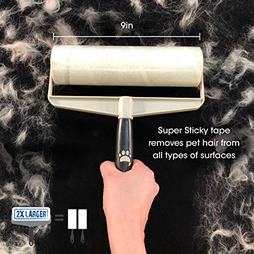 Supersize Extra Sticky, Adhesive Lint Roller Refill, Pet Cat & Dog Hair Remover for Clothes and Furniture, 60 Sheet ct - view 4