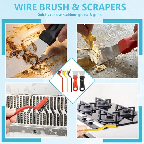18PCS Crevice Cleaning Brush Hard Bristle Scrub Brushes for Gaps with Box - view 3