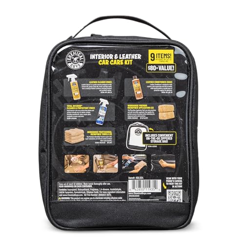 Leather Cleaning & Conditioning Kit, Cleaner, Towels & Bag - view 3