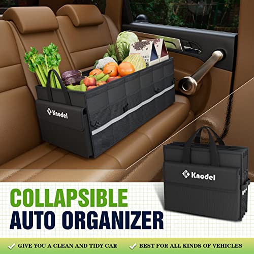 Trunk Organizer with Lid for Car, SUV, and Truck (Large, Black) - view 2