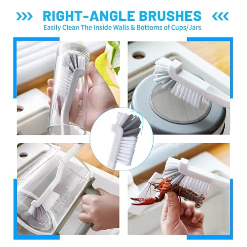 15Pcs Crevice Cleaning Brush Set, Multifunction Hard Bristle Scrub Brushes - view 5