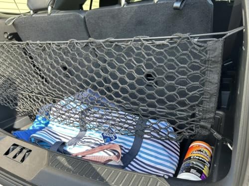 Rear Trunk Organizer Cargo Net for Ford Explorer 2020–2026 – Envelope Cargo Net for SUV – Premium Mesh Car Trunk Organizer Vehicle Carrier Storage – Compatible with Explorer - view 7