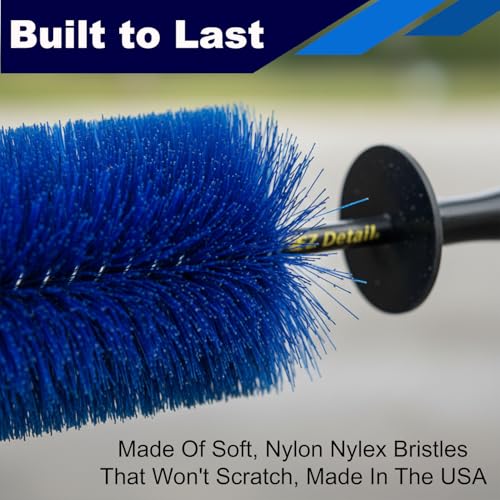 Big Wheel Brush – 18-Inch Flexible Nylon Rim & Barrel Cleaner for Cars, Trucks, Motorcycles – Hard-to-Reach Areas, Non-Scratch Auto Detailing Tool - view 6