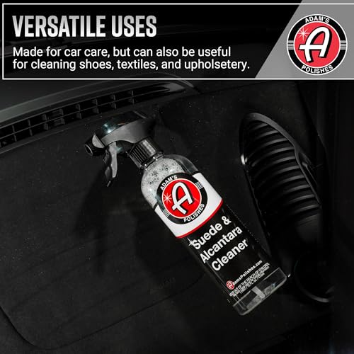 Adam's Suede Cleaning & Protection Kit - Professional Automotive Suede Cleaner & Fabric Protector Spray for Car Interiors, Upholstery, Shoes, Clothing, Removes Stains & Refreshes Suede Material - view 3