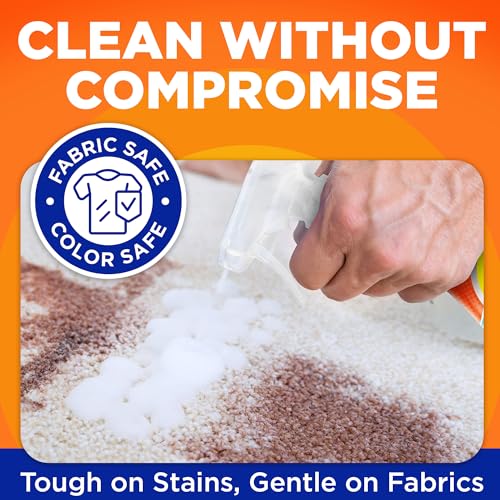 Laundry Stain Remover Spray with Oxi | Stain Remover for Clothes, Carpet, Upholstery, Pet Bedding | Stain Treater Spray for Tough Stains from Wine, Coffee, Grease | 22 Fl Oz (Pack of 2) & 3 Fl Oz - view 4