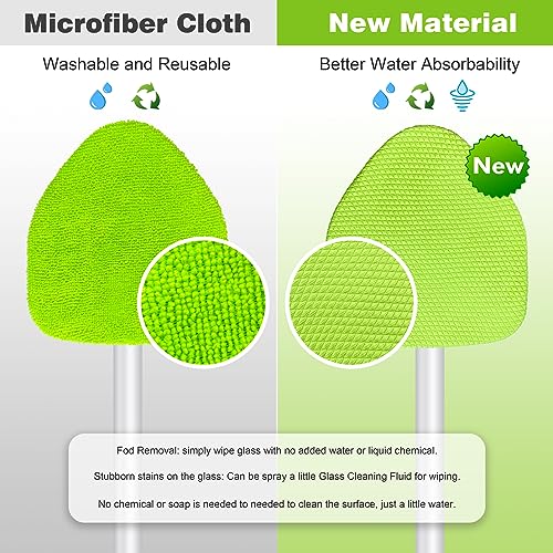 Windshield Cleaner Tool- XINDELL Car Window Cleaning Supplies Wash Kit Essentials Interior Windshield Washer Brush for Auto Glass Truck Vehicle Accessories - view 2