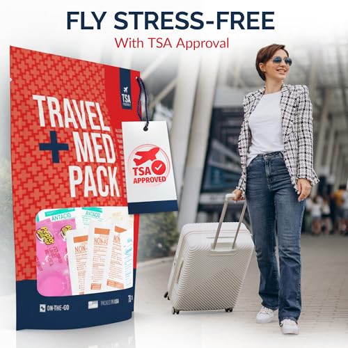Travel Medicine Kit - 78-Piece TSA-Approved Urgent Care Kit Medication Pack for Flights, Cruises & International Travel | Individually Wrapped OTC Medication Essentials - view 5