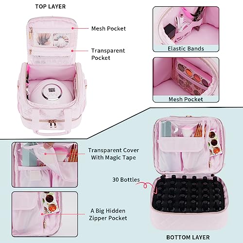 Nail Polish Organizer,Pretty Nail Bag Organizer Case - view 4