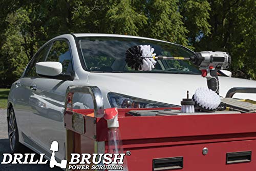 Drill Brush Car Washing and Detailing Power Brush Kit with Long-Reach - view 6