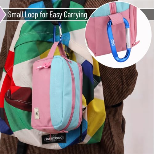 High Capacity Pencil Case, Large Pencil Pouch with 3 Compartments and 2 Pockets, Large Pencil Bag with Smooth Zipper, Cute Pencil Case Pouch Organizer, School Supplies for Teens - view 5