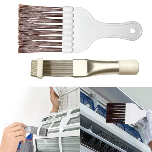 Air Conditioner Fin Cleaning Kit, HVAC Coil Cleaner Set AC Fin Comb Brush - view 5
