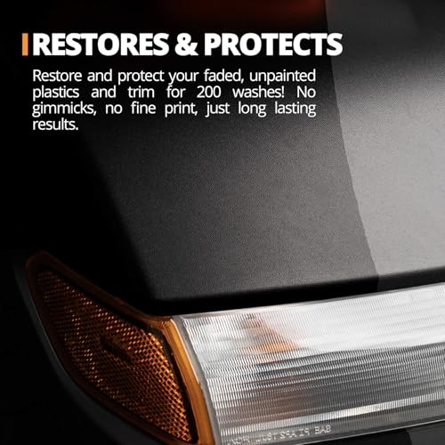 Ceramic Trim Coat Black Plastic Restorer for Cars, 50 Wipes - view 6