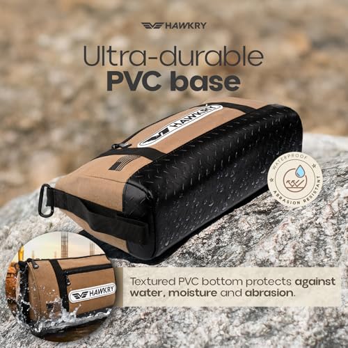 Canvas Tool Pouch Set (4 Pack) – Heavy Duty Tool Organizer Bags with Zipper, Durable Small Tool Bags for Electricians, Contractors, Mechanics and Hardware Storage - view 4