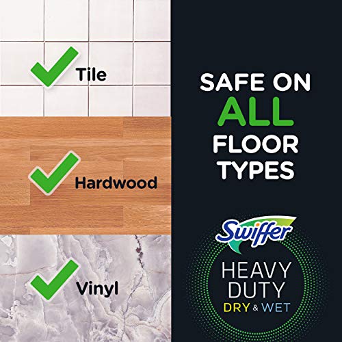 Sweep + Mop, Dry Pads Refill, Floor Cleaner for Dirt, Dust, Hair, Cleaning Cloths for Mopping Home, Bathroom, Kitchen, All Purpose Multi-Surface Floor Wipes, Heavy Duty, Pet, 32 Count - view 5