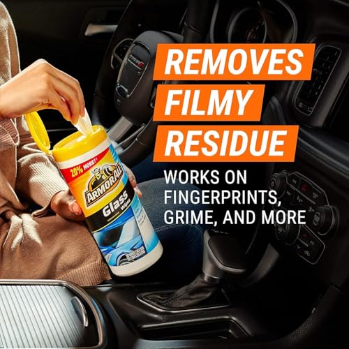 Protectant, Glass and Cleaning Wipes, Wipes for Car Interior and Car Exterior, 90 Count Each (Pack of 3) - view 4