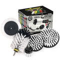 Jumbo Original Brush Set White - Carpet Cleaner Drill Brush Set