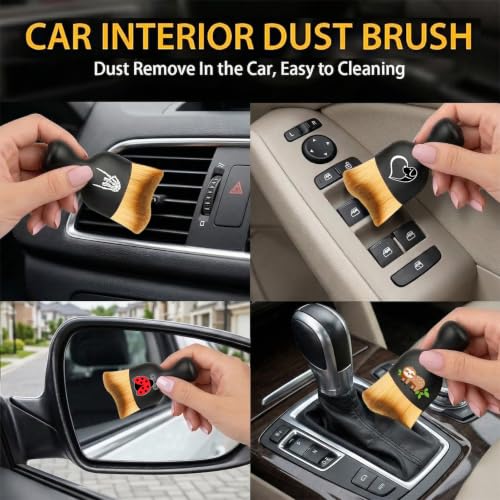 Flamingo Car Detailing Brush Soft Bristle Auto Interior Cleaning Brush - view 5