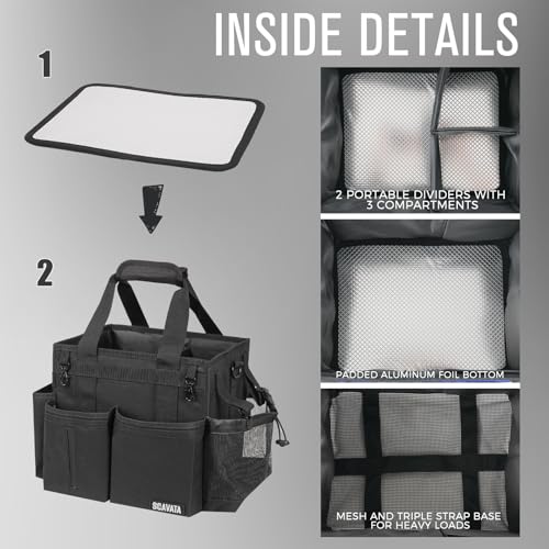Compact Wearable Cleaning Caddy with Handle & Shoulder Straps - view 4