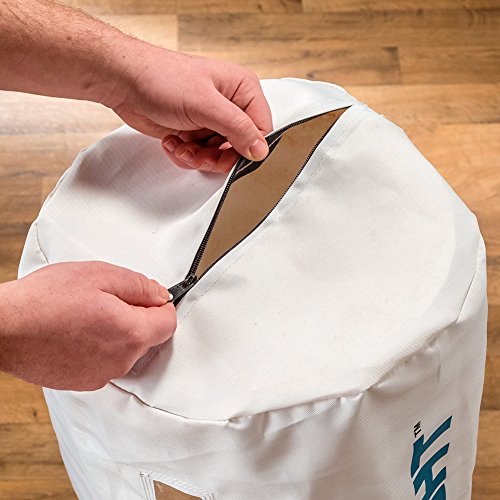 Rockler 30 Micron Dust Collector Bags - Replacement Dust Bag for Wall Mount Dust Collector – Heavy-Duty Cloth Replacement Bag – Easy to Attach Dust Collection Bag - Dust Collectors for Woodworking - view 2