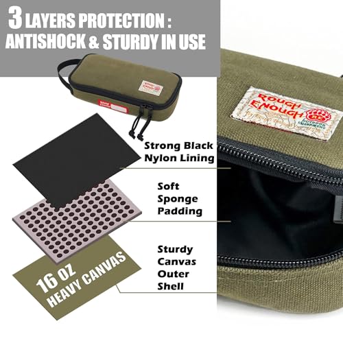 Rough Enough Small Tool Bag Pouch, Compact EDC Organizer - view 3