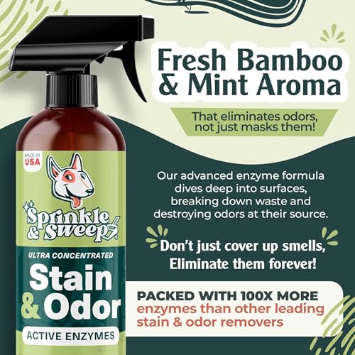 Litter Box Deodorizer Bundle: 8oz Bag, Speed Sifter, 24oz Odor & Stain Spray - Cat-Kitten Litter Care, Enzyme Spot Treatment Cleaner - view 4