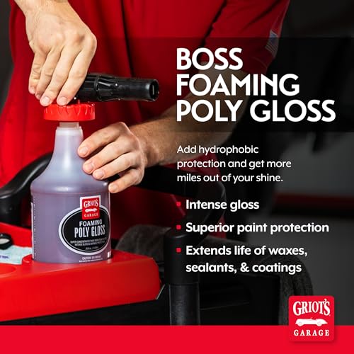 Foaming Poly Gloss for Car Cleaning and Detailing, Spray Wash & Wax, Compatible with The BOSS Foam Cannon Auto-Mix System, 35oz - view 2