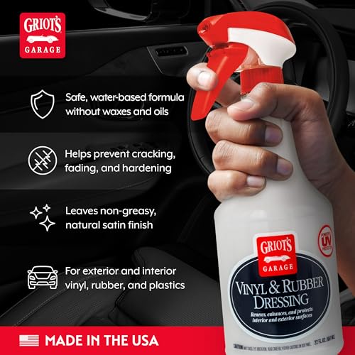 Vinyl and Rubber Dressing for Car Detailing, Exterior and Interior Auto Cleaner and Protectant for for Plastic, Trim, Tires, and More, 10981, 22oz - view 3