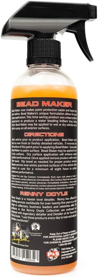 P&S Bead Maker Paint Sealant – Easy Spray & Wipe Protectant for Cars, Boats & RVs – Hydrophobic Gloss & UV Protection – Safe for All Surfaces - 16 Oz. - view 2